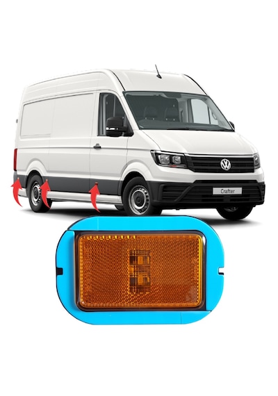 Vw Crafter Çamurluk  Sinyali Ledli 2017 Sonrası 7C3945061B