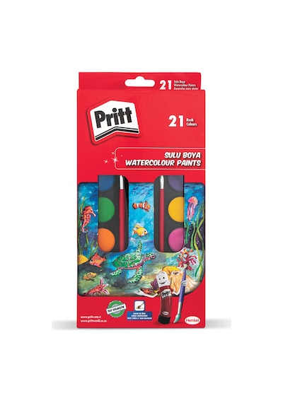 Pritt 21 Renk Suluboya Büyük Tablet