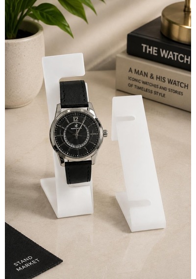 Saat Standı Sw Model 13 Cm İnce Buzlu 5 Adet Beyaz