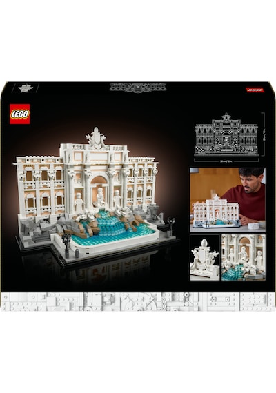 LEGO® Architecture Trevi Çeşmesi 21062 - Yetişkinler için Koleksiyonluk Seyahat Hatırası Yapım Seti (1880 Parça)