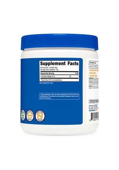 L-citrulline Malate 2:1 300 Gr. 100 Servis