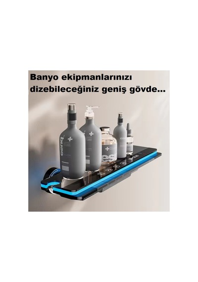 Antresit Dıjıtal Ekran Piyano Fonksiyone Akıllı Duş Sistem Banyo Batarya Robot Ambiyans Büyük Gövde Antrasit