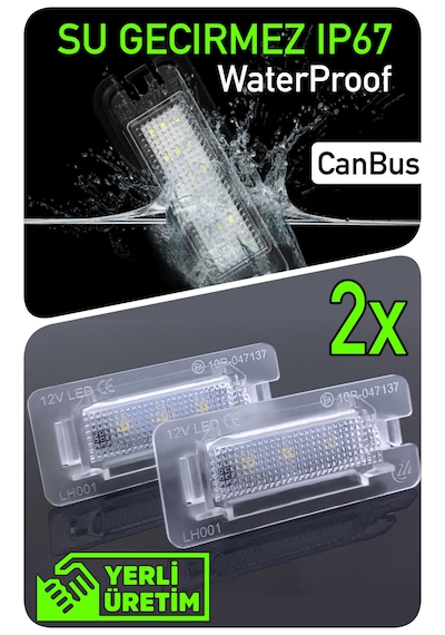 Bmw 3 Serisi E90 E91 E92 E93 2004-2013 Canbus Led Plaka Aydınlatma Ledi Lambası