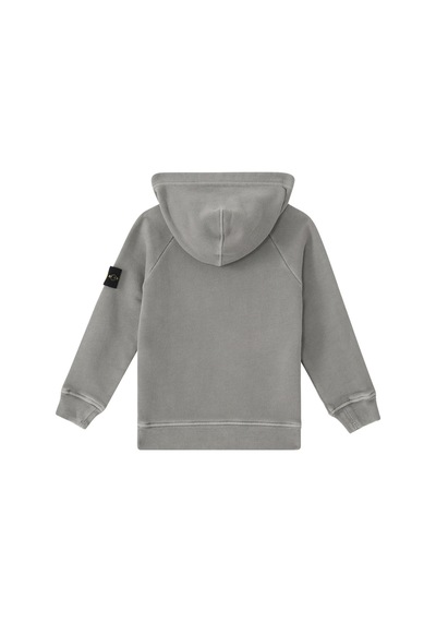 Stone Island Çocuklar Için Pamuklu Sweatshirt Gri