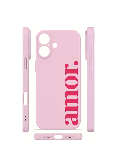 Apple iPhone Uyumlu 17 Vorian İnce Kamera Korumalı Mika Kılıf Amor Sunset Amor Sunset Mika
