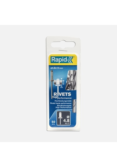 Rapid Perçin 4,8x14 Mm Alu Matkap Ucu 50 Adet