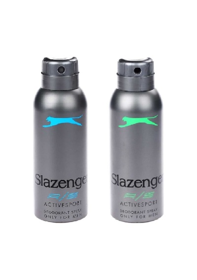 Slazenger Active Sport Mavi + Yeşil Erkek Sprey Deodorant 150 ML
