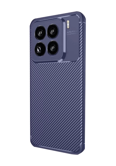 Newface Xiaomi Mi 15 Pro Kılıf Auto Focus Karbon Kapak - Lacivert