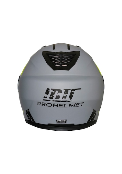 Motosiklet Çene Açılır Kask Güneş Vizörlü Ece 22.06 Sertifikalı Yeni Sezon Motor Kaskı V2 Yeşil Gri Gri -