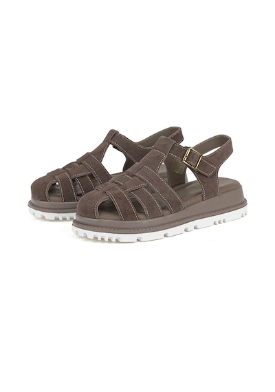 Ziya, Kadın Hakiki Deri Sandalet 1611061zm20 Vizon 1611061zm20 310 Ziya, Kadın Hakiki Deri Sandalet 1611061zm20 Vizon 1611061zm20 310