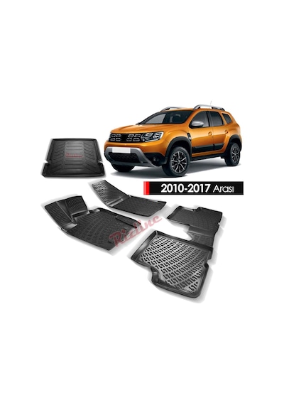 Dacia Duster Paspas Bagaj Havuzu 4X4 3D Rizline Set 2010-2017