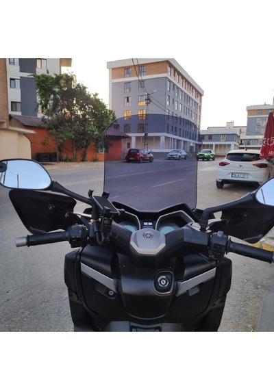 Motocam Yamaha Xmax Ön Cam 2014-2017 Model 58cm Füme Renkli 4mm