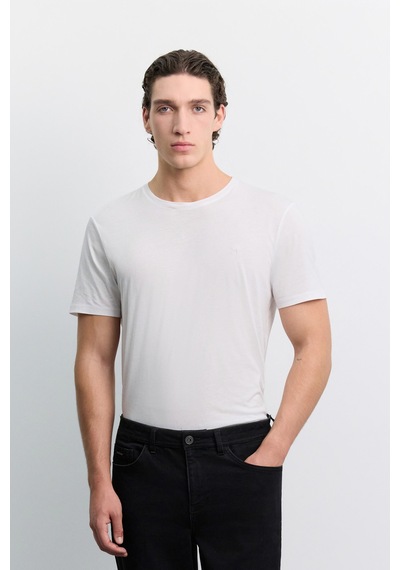 Avva Erkek Siyah Eskitme Yıkamalı Pamuklu Elastan Madrid Comfort Slim Fit Jean Pantolon A62y3528