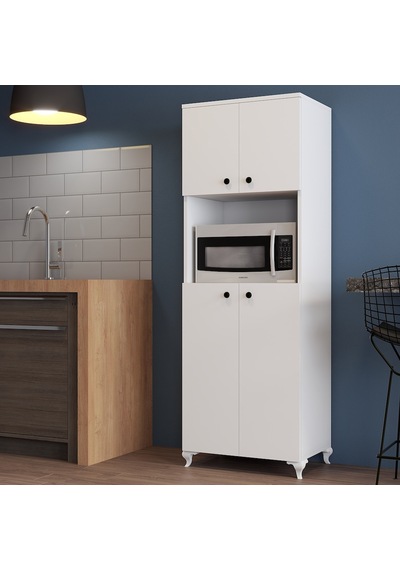 Moxen Beyaz Mikrodalga Fırın Dolabı Mfd1001Byz