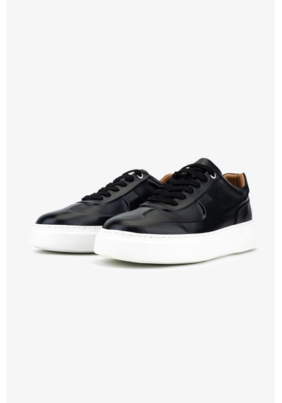 Valmenti Erkek Hakiki Deri Siyah Sneakers & Spor Ayakkabı 04 4601 Erk Ayk Y26 Sıyah