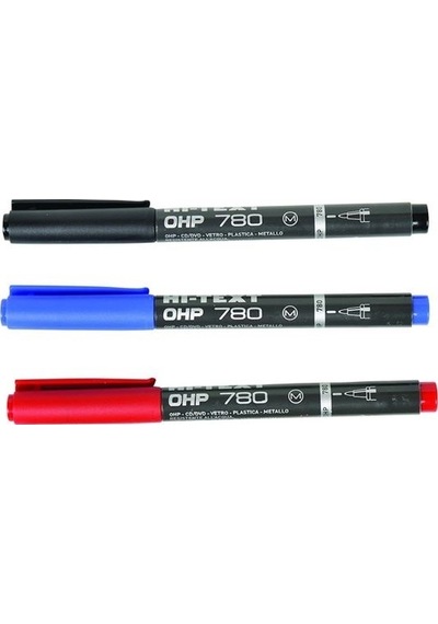 Hi-text 780 Ohp Permanent Kalem S- M Asetat Cd Kalemi