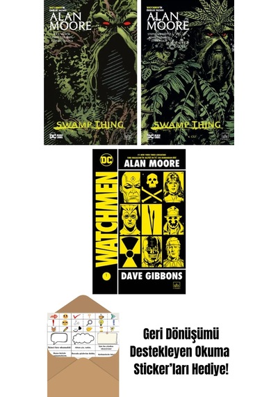 Swamp Thing Efsanesi: 5. Cilt + Swamp Thing Efsanesi: 4. Cilt + Watchmen