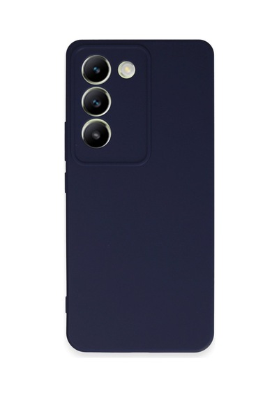 V30 Lite 4g Kılıf First Silikon - Lacivert Bz8683140784690