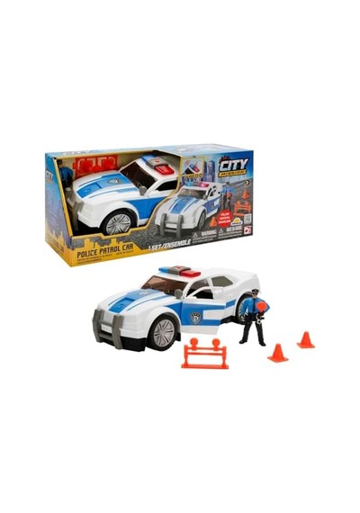 Oyun Set Rescue Polıce Patrol Car Ses/ışık