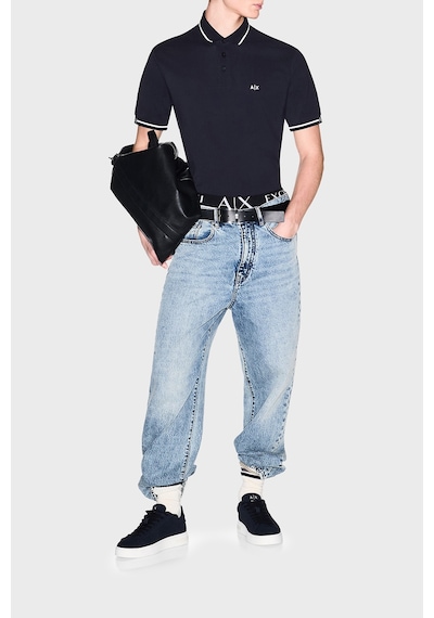 Armani Exchange % 100 Pamuk Regular Fit Şerit Detaylı Polo Erkek Polo Xm002356 Af13026 Ub101 Lacivert Armani Exchange % 100 Pamuk Regular Fit Şerit Detaylı Polo Erkek Polo Xm002356 Af13026 Ub101 Lacivert