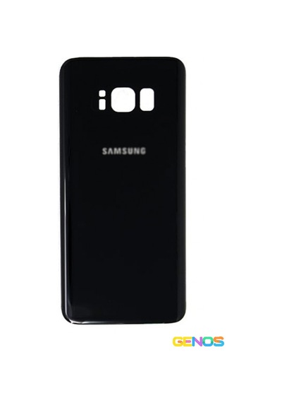 Samsung Galaxy Uyumlu S8+ Plus G955f Arka Cam Kapak Batarya Pil Kapağı Siyah Diğer