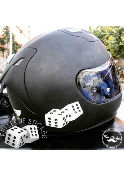 Bay Etiket Rfhlm25 Reflektif Zar Sticker