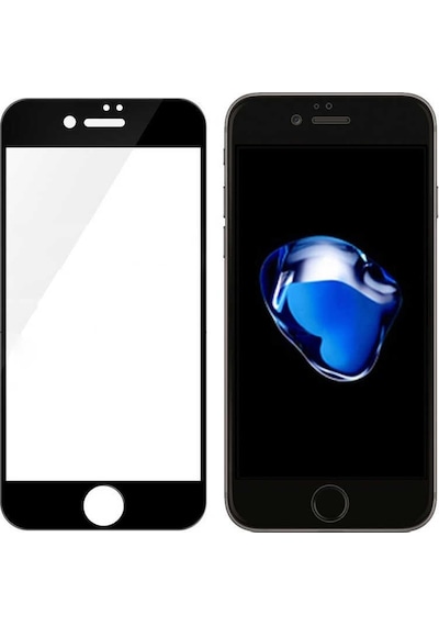 Apple Uyumlu iPhone 8 Plus 3d Muzy Temperli Cam Ekran Koruyucu
