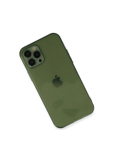 Apple  Uyumlu  iPhone 12 Pro Max Kılıf Fly Lens Silikon Yeşil,