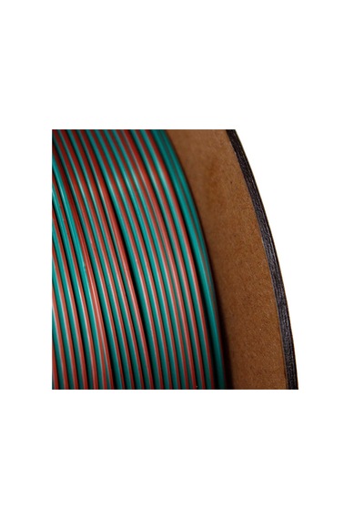 Nanelab Üç Renk Silk Pla Filament - Yeşil-mor-bakır - 1.75mm - 1kg
