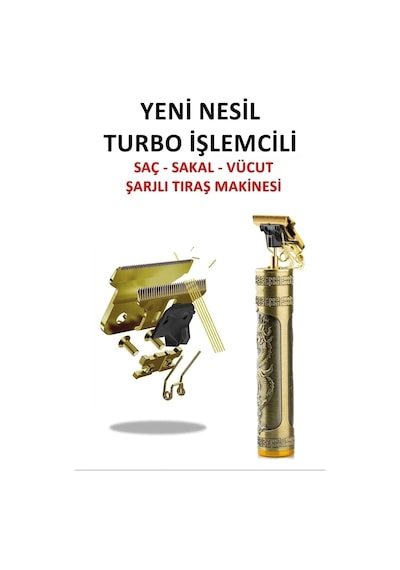 T-xsir Şarjlı Tıraş Makinesi Saç Sakal Lazer Epilasyon Öncesi Kol Bacak Yanak Koltuk Altı Vücut