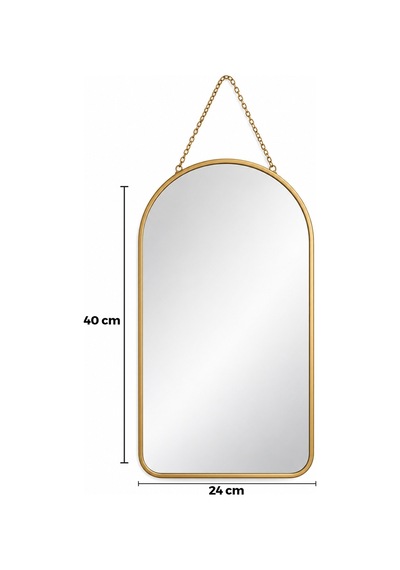 Diyarı Fırsat Gold Çerçeveli Dekoratif Duvar Aynası 24x40 Cm Model 085 18'li Paket Diğer