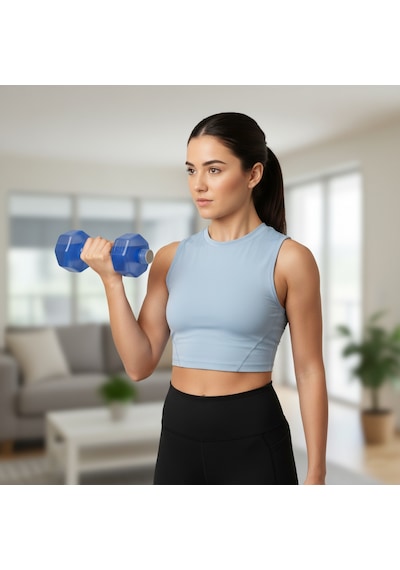 Ps Spor 0.5 Kg Dambıl Ve Suluk X 2 Adet Mavi