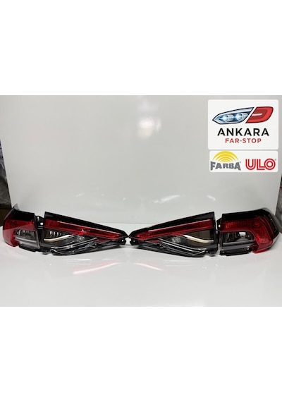 Toyota Corolla 2019-2025 Stop Lambası Sağ - Sol İç Ve Dış Takım  Farba-ulo-4 Stop Ledsiz -