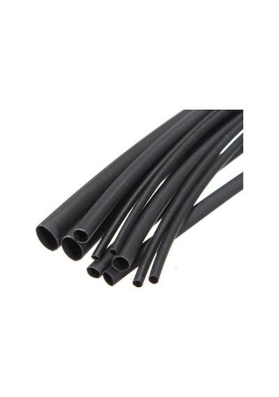 Woer Makaron 10 Mm Siyah (1 Metre)
