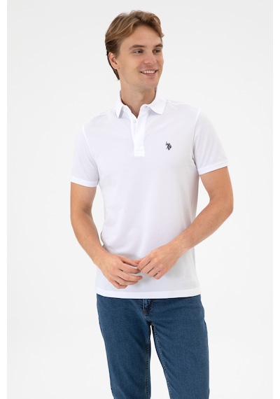 U.S. Polo Assn. U.s. Polo Assn. Erkek Beyaz Tişört Basic 50306015-vr013