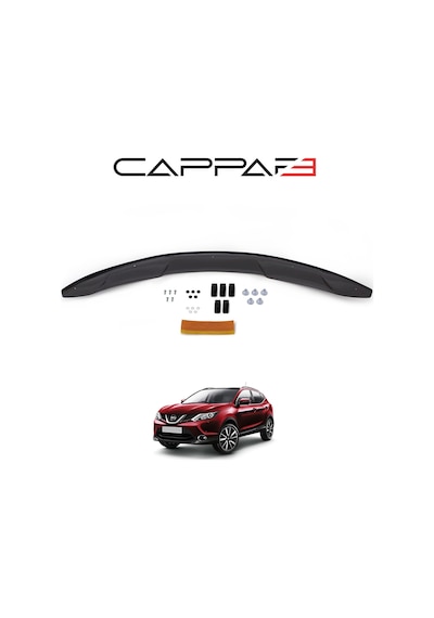 Nissan Qashqai 2014-2016 Yıl Aralığı Uyumlu Kaput Rüzgarlığı 3mm