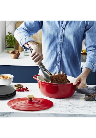 Tefal Air Seramik Döküm Oval Tencere 30 CM