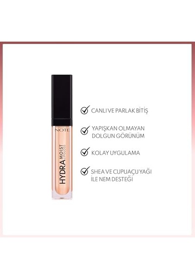 Hydramoist Lipgloss Nemlendirici Dudak Parlatıcısı - 12 - Işıltılı 0