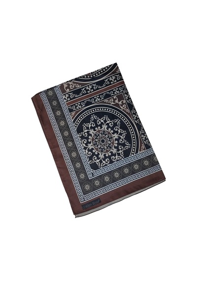 Mim Eşarp Ecenur Soft Pamuk Retro Şal Acı Kahve