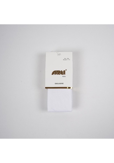 Erturkstore Düz Külotlu Çorap 300183 Beyaz Çok Renkli