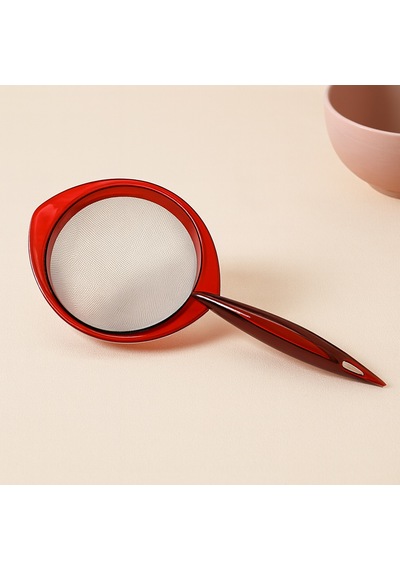 12 Cm Plastik Kulplu Süzgeç Çok Renkli