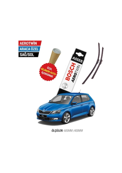 Bosch Aerotwin A555S Skoda Fabia Silecek Takımı (2015-2021)