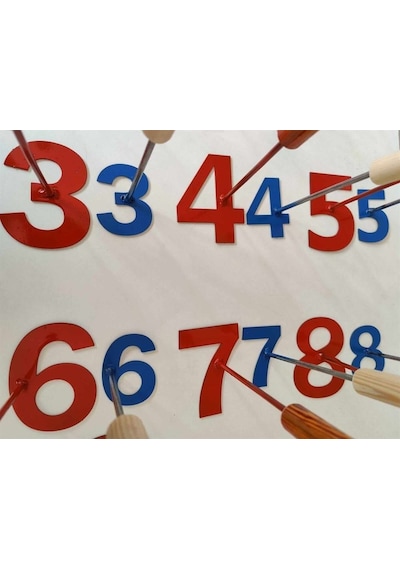 Hayvan Numara İşaretleme Soğuk Damga Seti - 8 Cm-küçükbaş