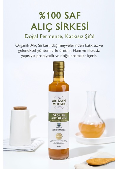 Organik Alıç Sirkesi 500ml
