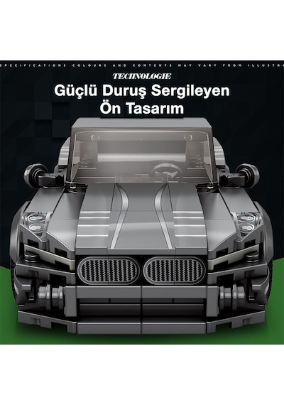 Reobrix Creator 815 Bmw 2 Serisi Spor Araba Yaratıcı Yapı Blok Seti Building Blocks - 369 Parça
