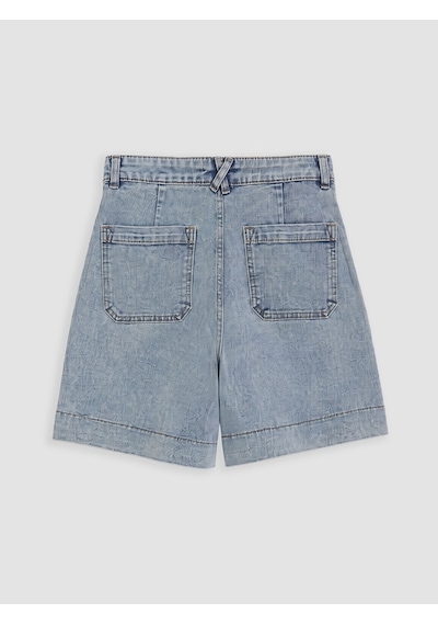 Lcwaıkıkı Classic Bej Regular Fit Kadın Jean Şort