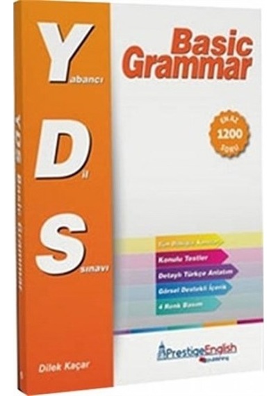 Prestige English Yayınları Yds Basic Grammar