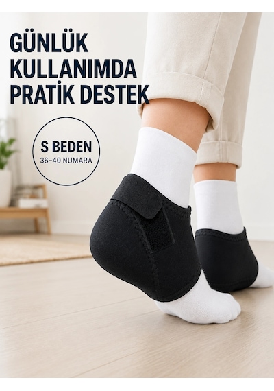 Trendexa Mey İthalat Ayarlanabilir Topuk Desteği S Beden 36-40 Numara Esnek Rahat Topuk Çorabı