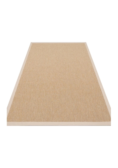 Eko Halı Ventura Vnt 2702 Gold Bordür Beige Sisal Görünümlü İç Ve Dış Mekan Uyumlu Hav Vermeyen Mode
