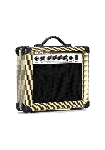 Ag-15 D-Sound Çift Giriş Enstruman Amfisi 15 Watt